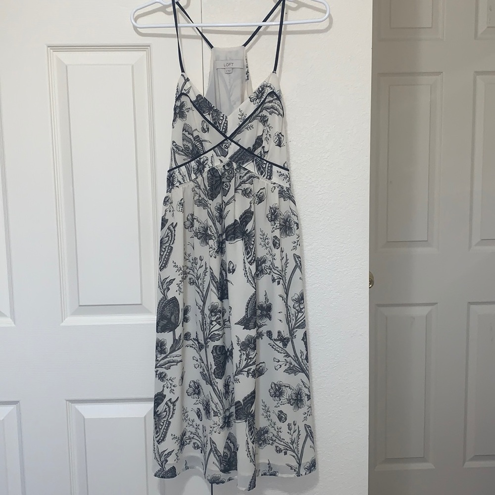LOFT Butterfly dress